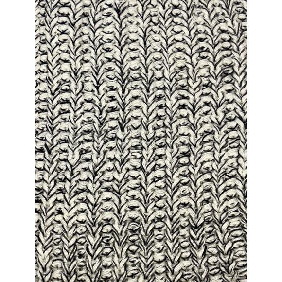 Love Your Melon Winter Beanie Chunky Knit Hat Unisex Oversize White Navy Speckle - Picture 3 of 5